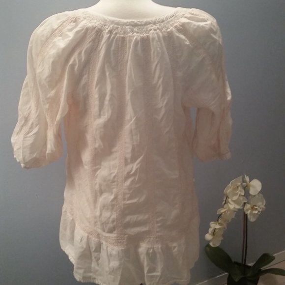 H&M The Garden Collection pale pink eyelet dress/tunic - Picture 4 of 6